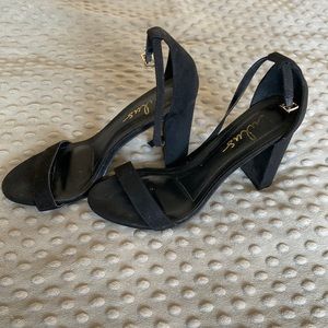 Simple black heels